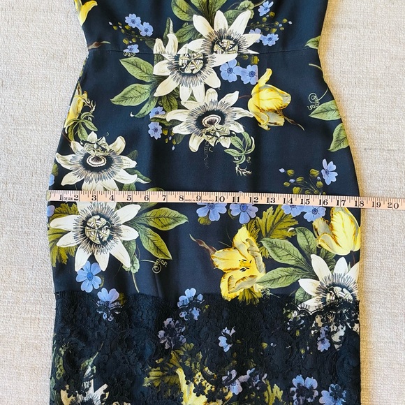 🔥 HP 🔥 Erdem Keni Floral Lace And Cady Dress - Picture 11 of 14
